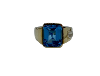 Anneau Femme Topazio Azzurro in Or jaune Topazio AN.OG.TPA.7.7